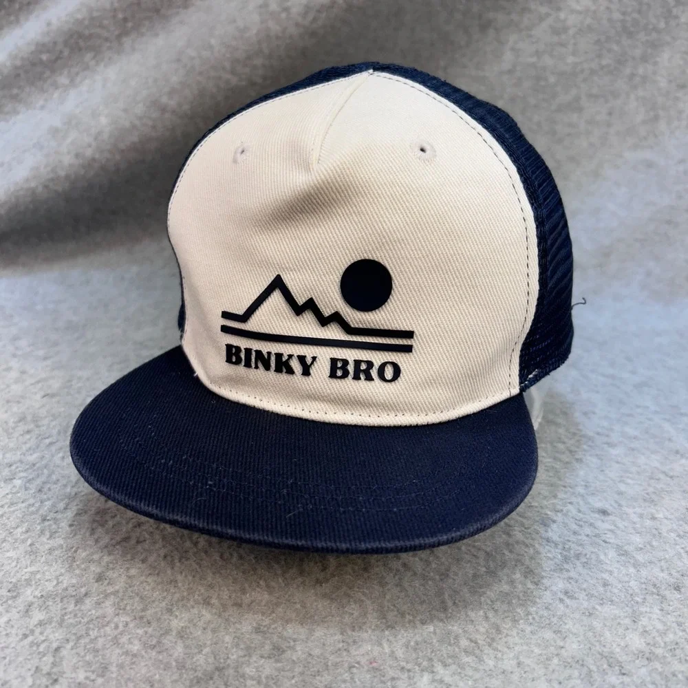Mountain Sun Toddler Navy Binky Bro Trucker Hat Snapback Mesh Cap Toddler
